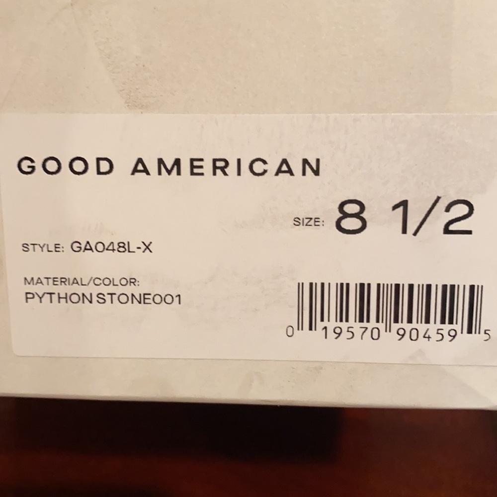 Good American Python Sandals Size 8.5 - image 4